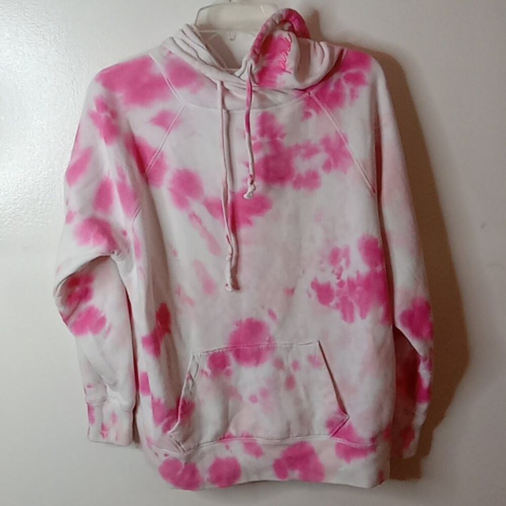 Pink tie dye size XS hoodie. Warm